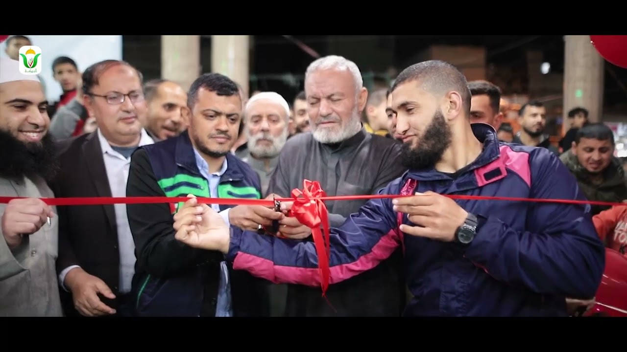 بتمويل أيادي جزائرية تفريش مسجد الشيخ محفوظ نحناح بقطاع غزة _ فلسطين