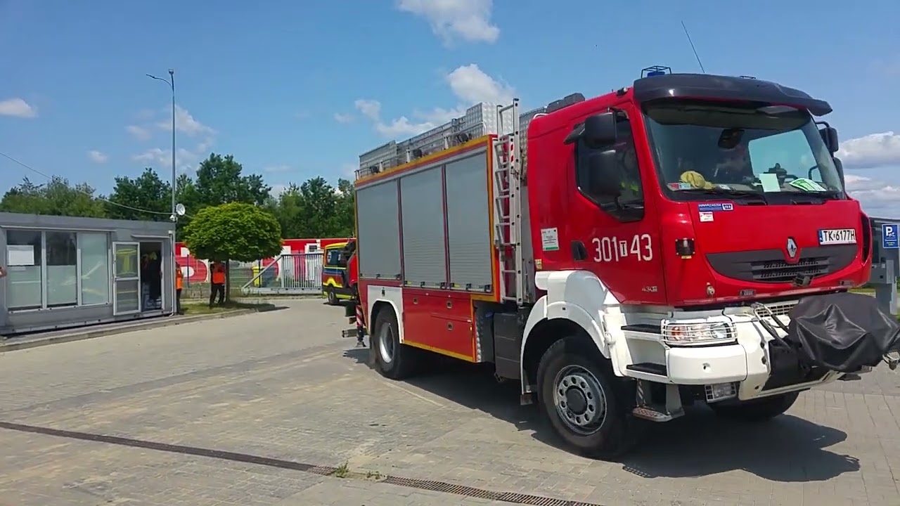 IFRE-EXPO 2025 | Alarmowo na pokazy 301[T]90,21,25,43 z JRG 1 w Kielcach oraz ŚCRMiTS