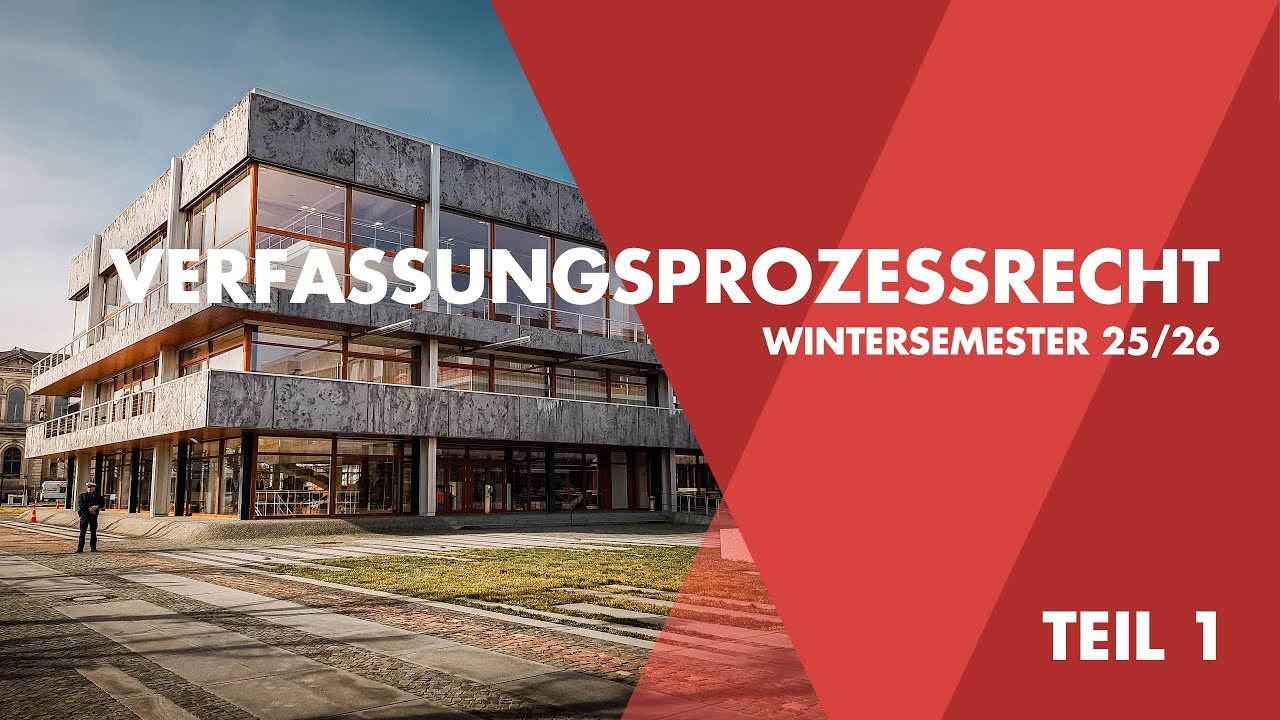 Verfassungsprozessrecht [Teil 1]