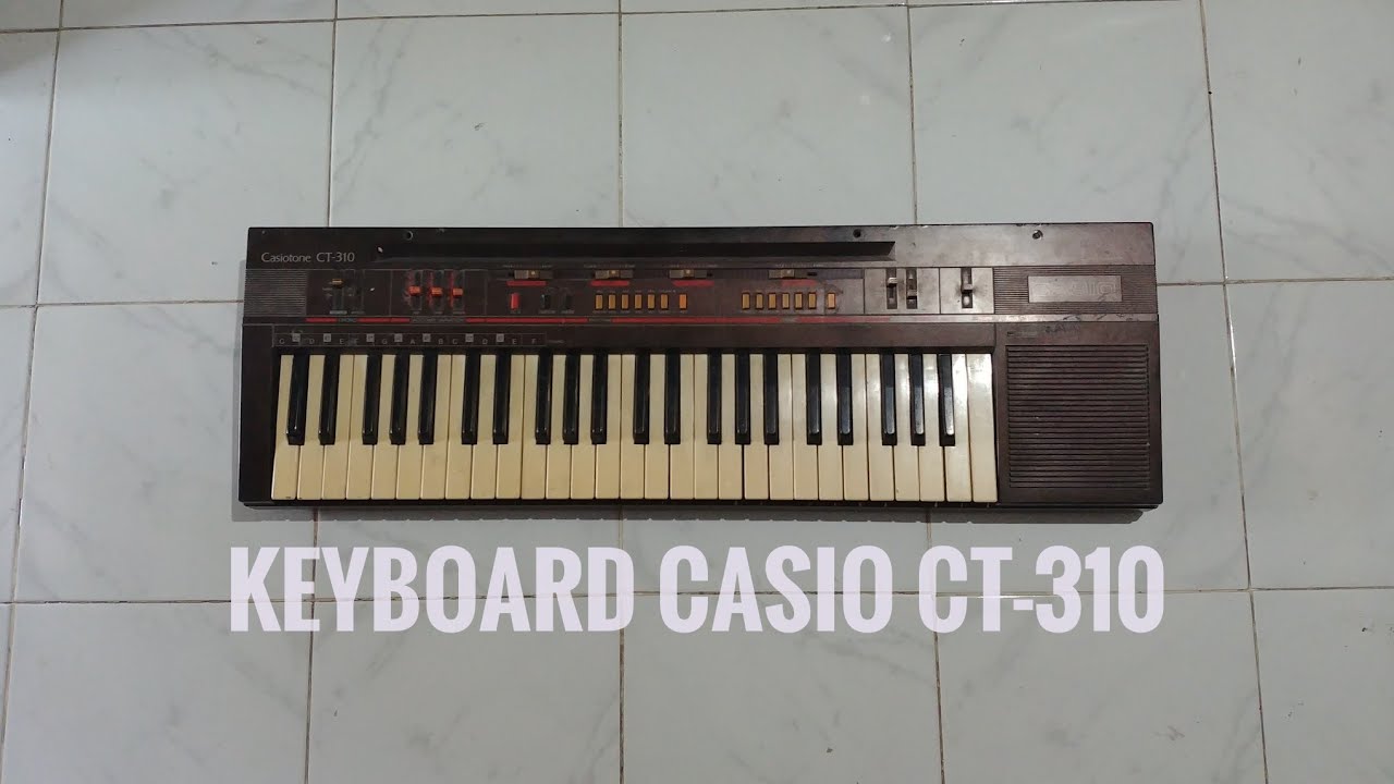 Test Keyboard Piano Casio CT-310 Vintage Japan