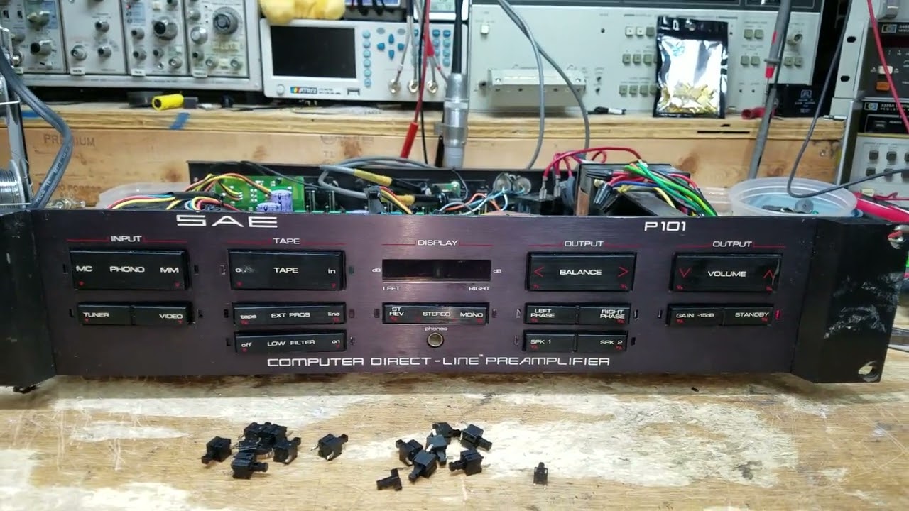 The Stereo Equipment you've always wanted.. Episode 34..  SAE P101 Preamplifier