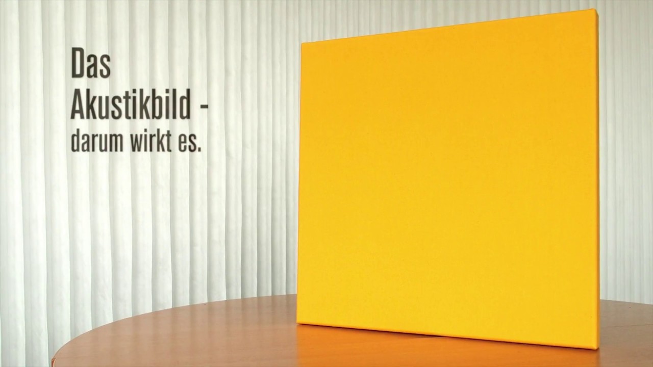 Akustikbilder - darum wirken sie