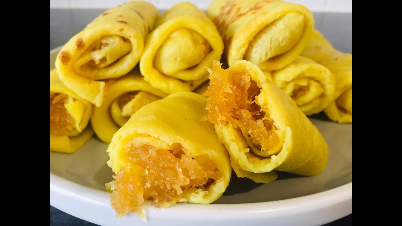 Sweet Coconut stuffed pancake. Tea-time snack- Ramzi kitchen #pancake# #SweetCoconutstuffedpancake#