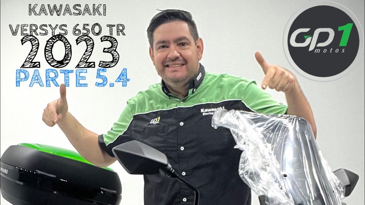 5.4/5 sobre a Kawasaki Versys 650 TR 2023 - Painel bluetooth