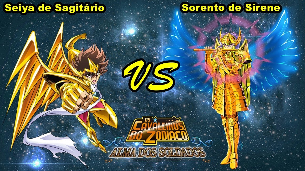 CDZ Alma dos Soldados - Seiya de Sagitário vs Sorento de Sirene - Dublado PT-BR