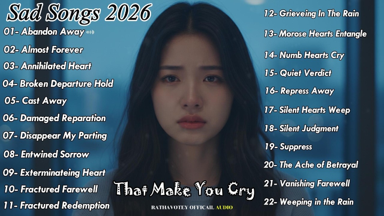 Emotional Heartbreak Songs 2026 | Slowed Sad Female Vocals | Relaxing Melodies for Crying