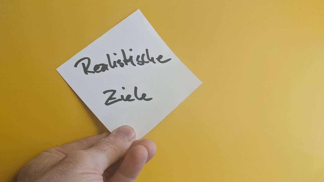 29. Dez.'25 -  Realistische Ziele