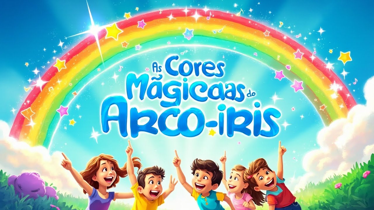 As Cores Mágicas do Arco-Íris 🌈 | Música Infantil Divertida e Educativa