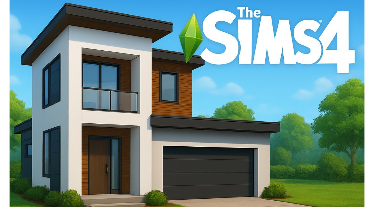 I built a luxury starter HOUSE in The Sims 4!