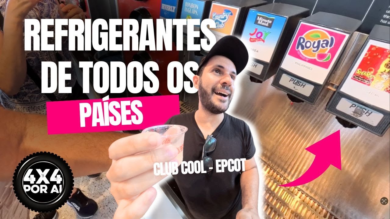 Descobri os MELHORES Refrigerantes do Mundo no CLUB COOL do EPCOT! #epcot #disney #orlando