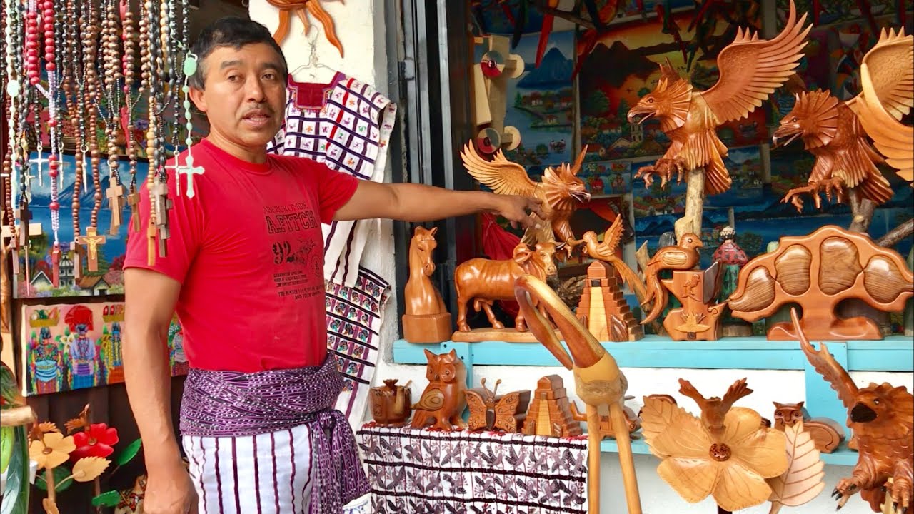 Desde 😊 SANTIAGO ATITLÁN ! Y su ARTESANÍA 😱