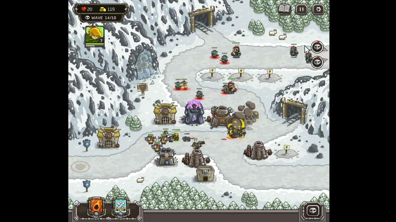 8 - Kingdom Rush - Icewind Pass Campaign Hard