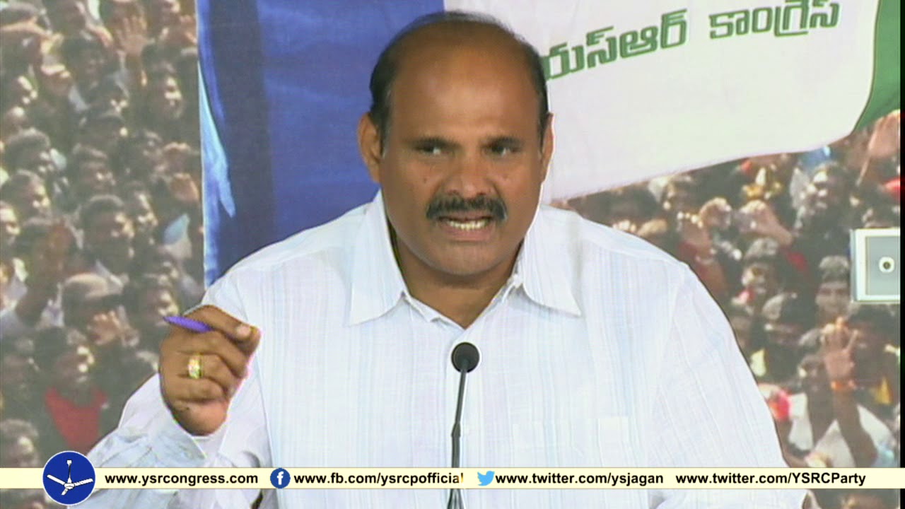 The white paper drama is to mask the mistakes of Chandrababu : YSRCP leader Parthasarathi