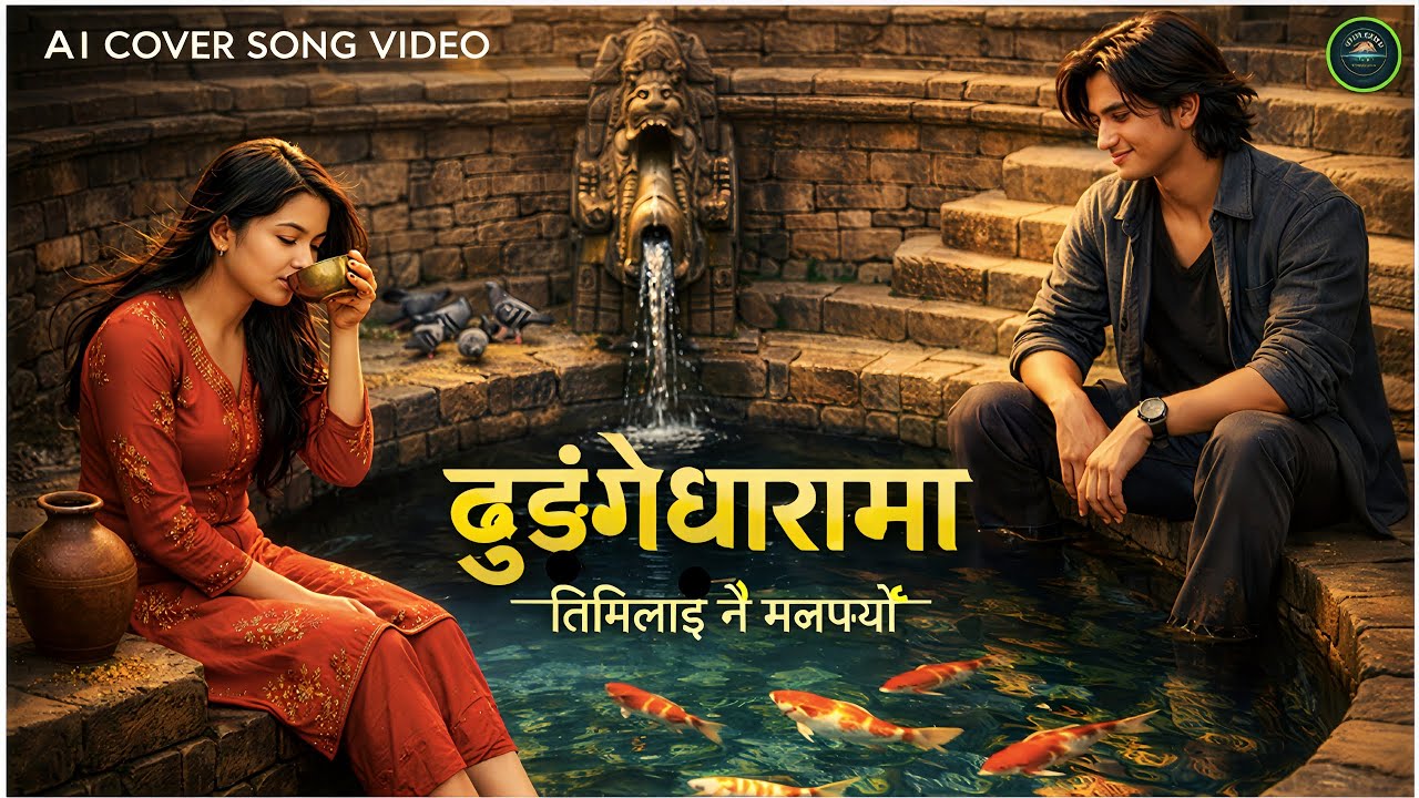 Dhunge Dharama (ढुङ्गेधारामा) - तिमीलाई नै हेरिरहेँ | New Nepali Song 2026 | Ai Cover Song Video