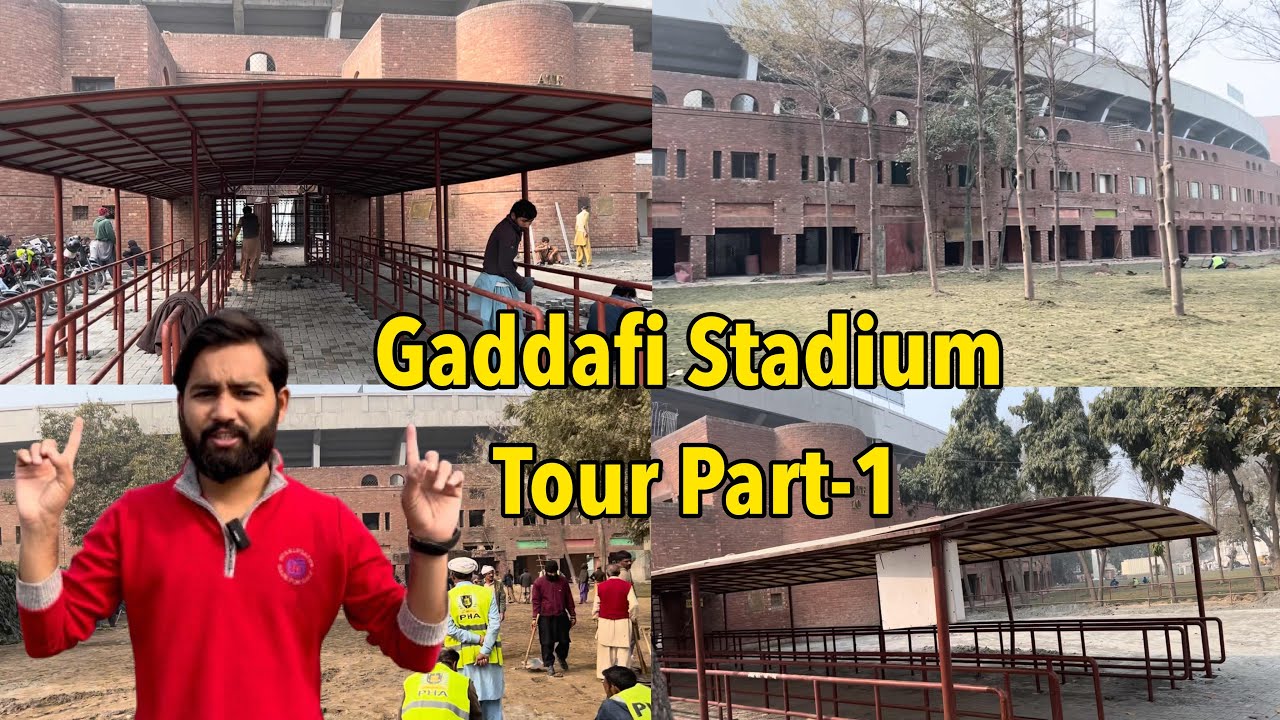 Breaking 🛑 Finally Imran Khan enclosure outside working start | Gaddafi Stadium Latest Update