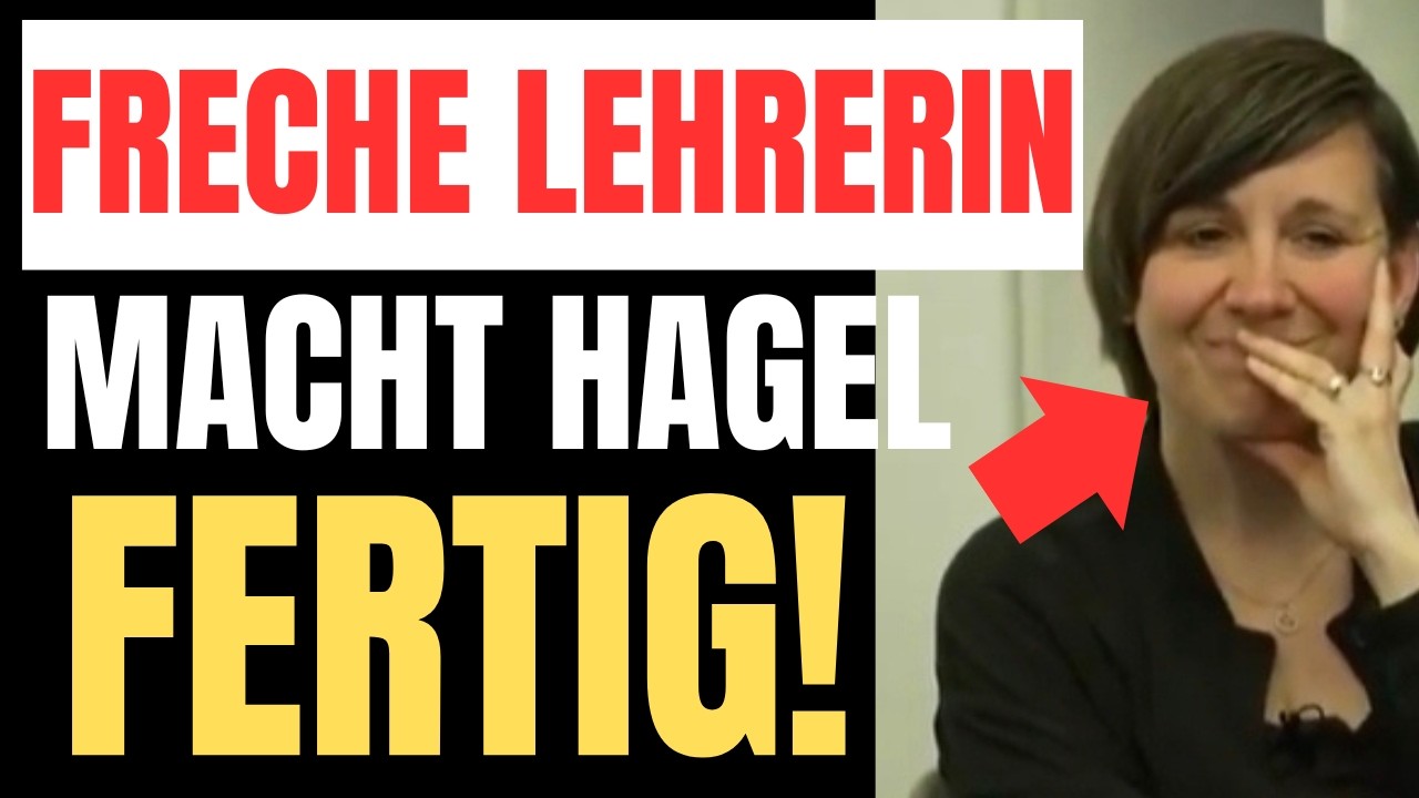 PENLICH! Freche LEHRERIN blamiert MANUEL HAGEL vor SCHULKLASSE und der wird SAUER!