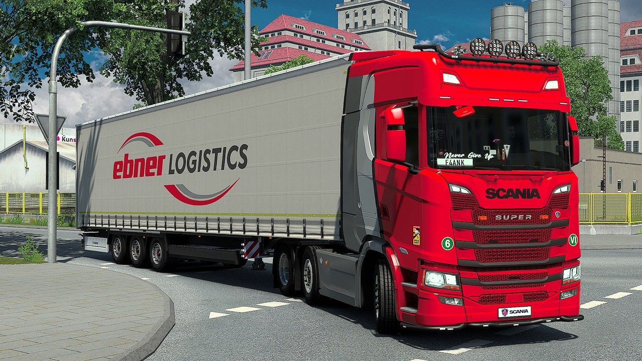 Driving through Narrow streets of Germany | Euro Truck Simulator 2 #eurotrucksimulator2