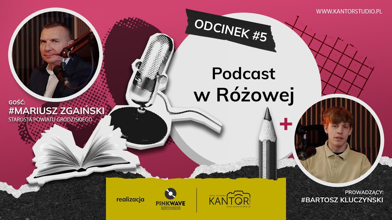 PODCAST w RÓŻOWEJ – ODCINEK 5: Gość - Mariusz Zgaiński (prod. Kantor Studio & Pinkwave Records, ZST)