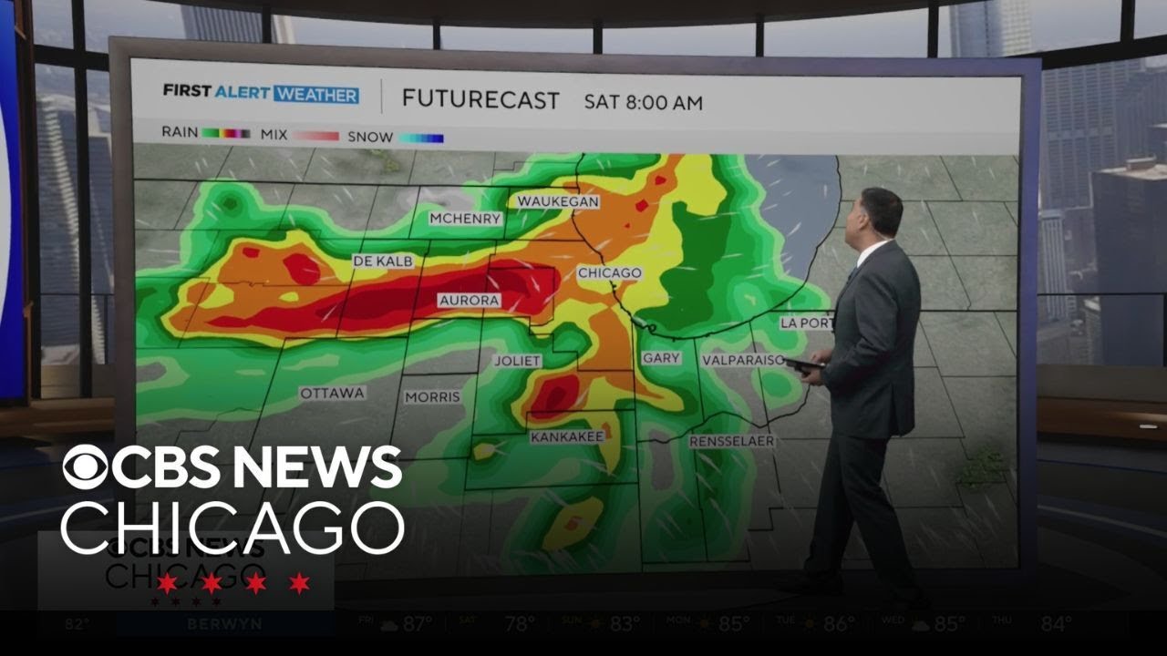 Chicago weather: increasing showers and storms by Saturday morning