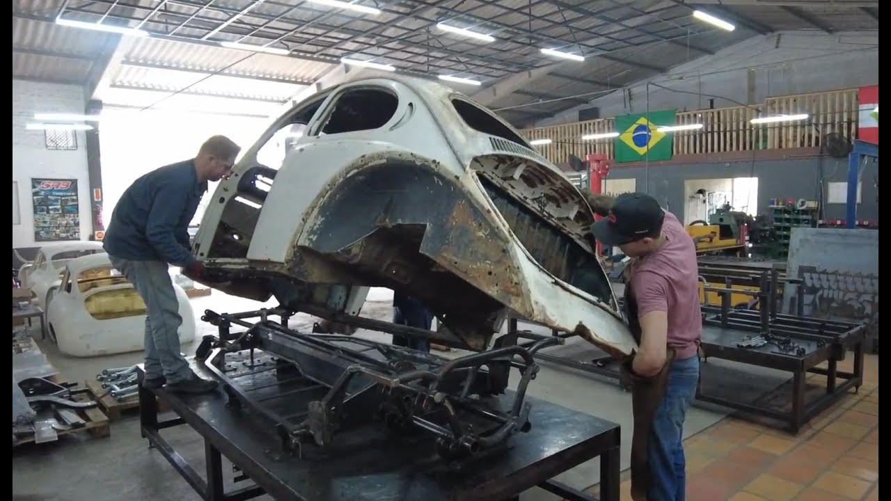 CONSTRUÇÃO NOVO CHASSI PARA FUSCA// RÉPLICAS// BIANCO