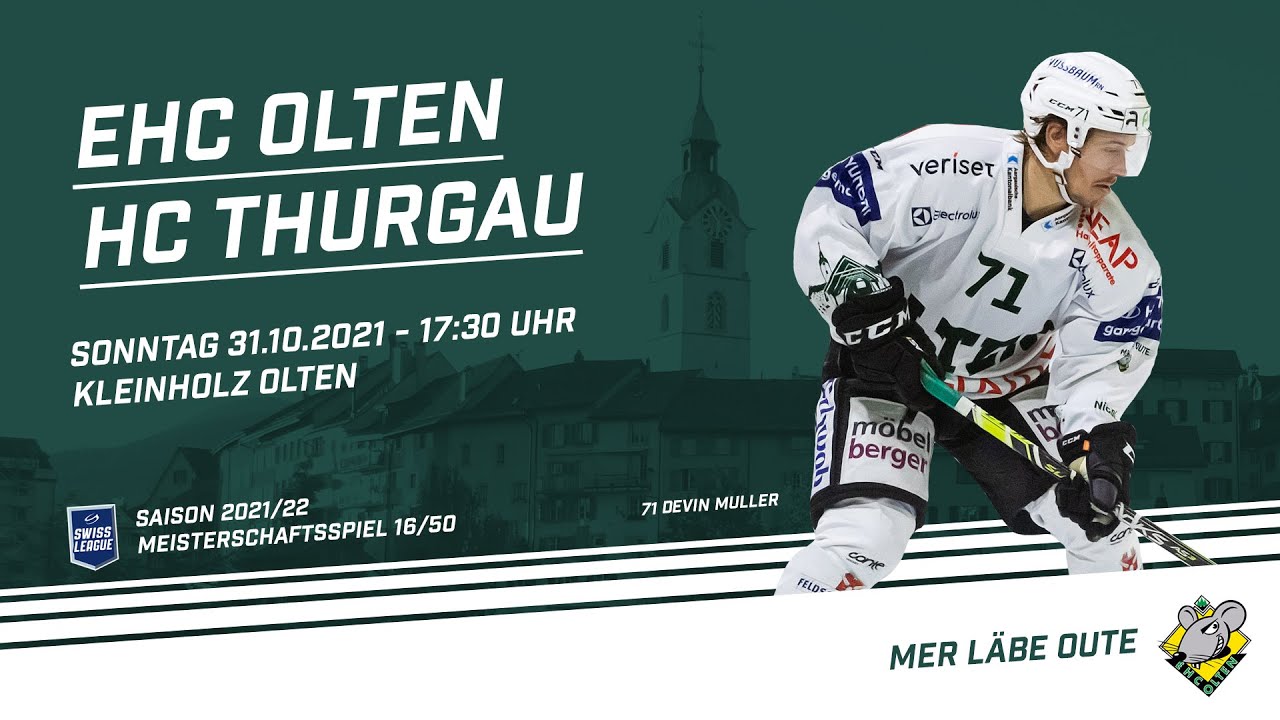 31.10.2021 EHC Olten - HC Thurgau 4:1