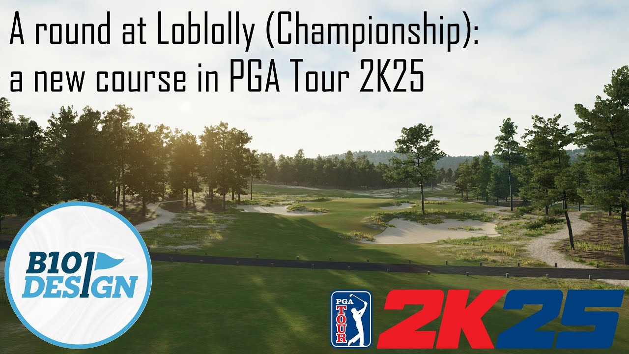 A round at Loblolly (Championship): a new course in PGA Tour 2K25