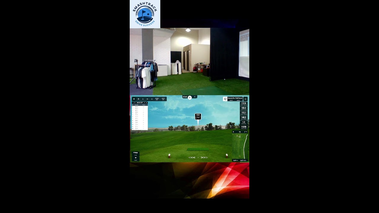 Golf Simulator hole in one challenge