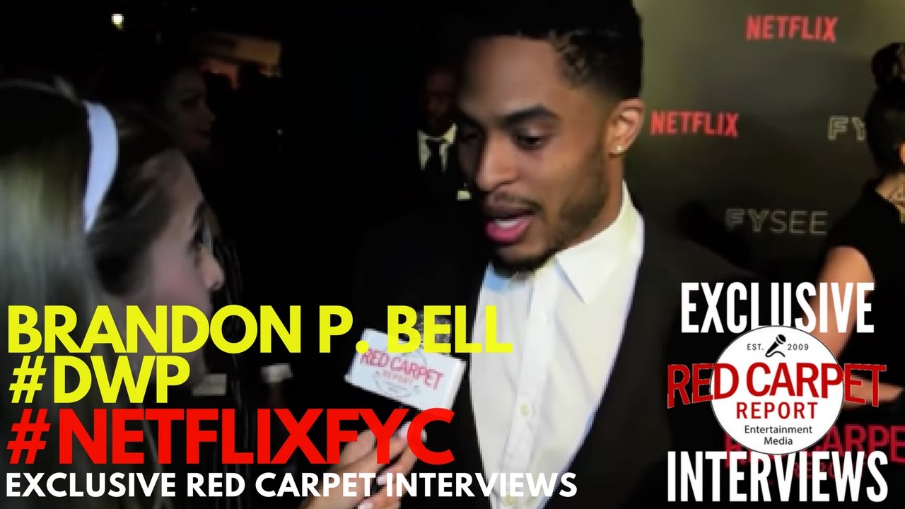 Brandon P Bell #DWP interviewed at Netflix&rsquo;s FYSee Space kick-off party #NetflixFYSee