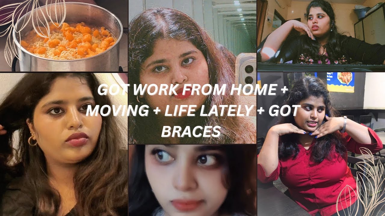 VLOG | • GOT WORK FROM Home From Amazon • GOT BRACES • MOVING