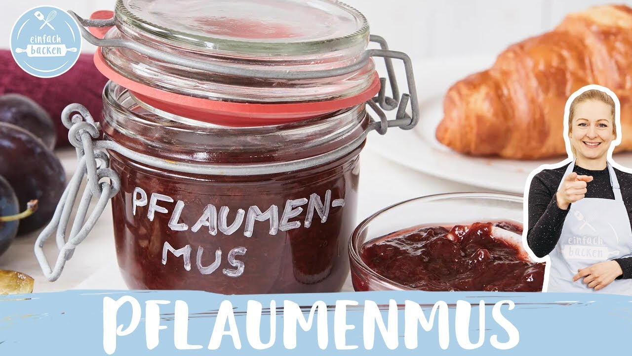 Pflaumenmus | Powidl nach Omas Rezept! 😍 | Zwetschgen-Aufstrich | Einfach Backen