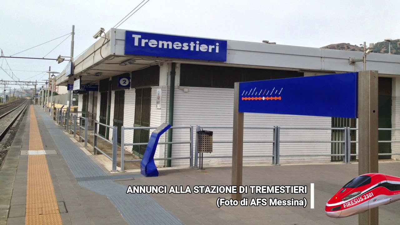 Annunci alla stazione di Tremestieri (con Loquendo)