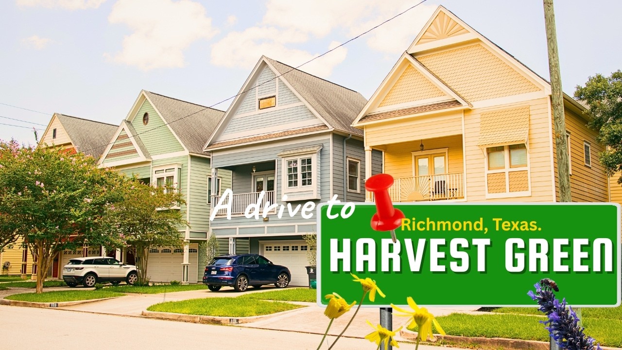 POV: Cruising Harvest Green Richmond Texas at Golden Hour