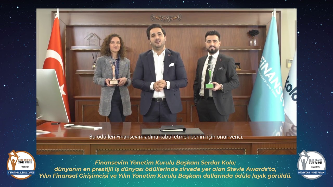 Stevie Awards’tan Finansevim’e 2 ödül birden