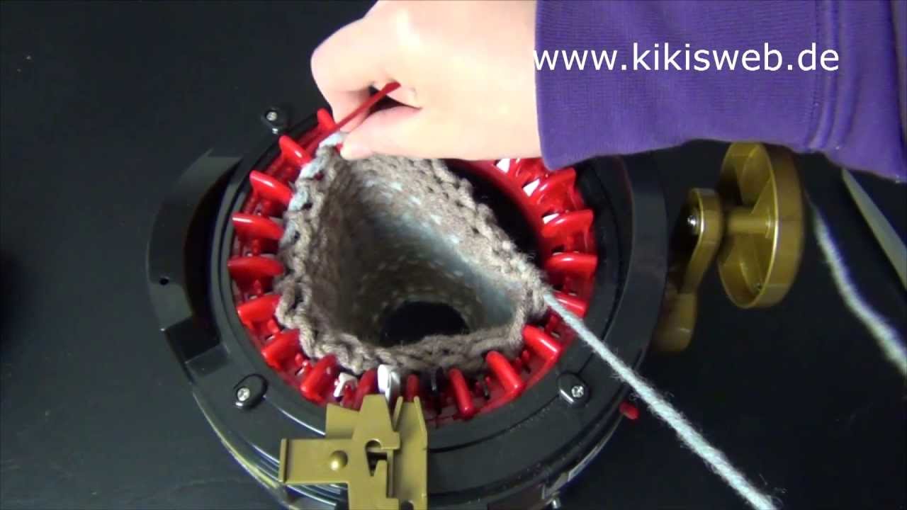 Stricken: Strickmaschine abketten