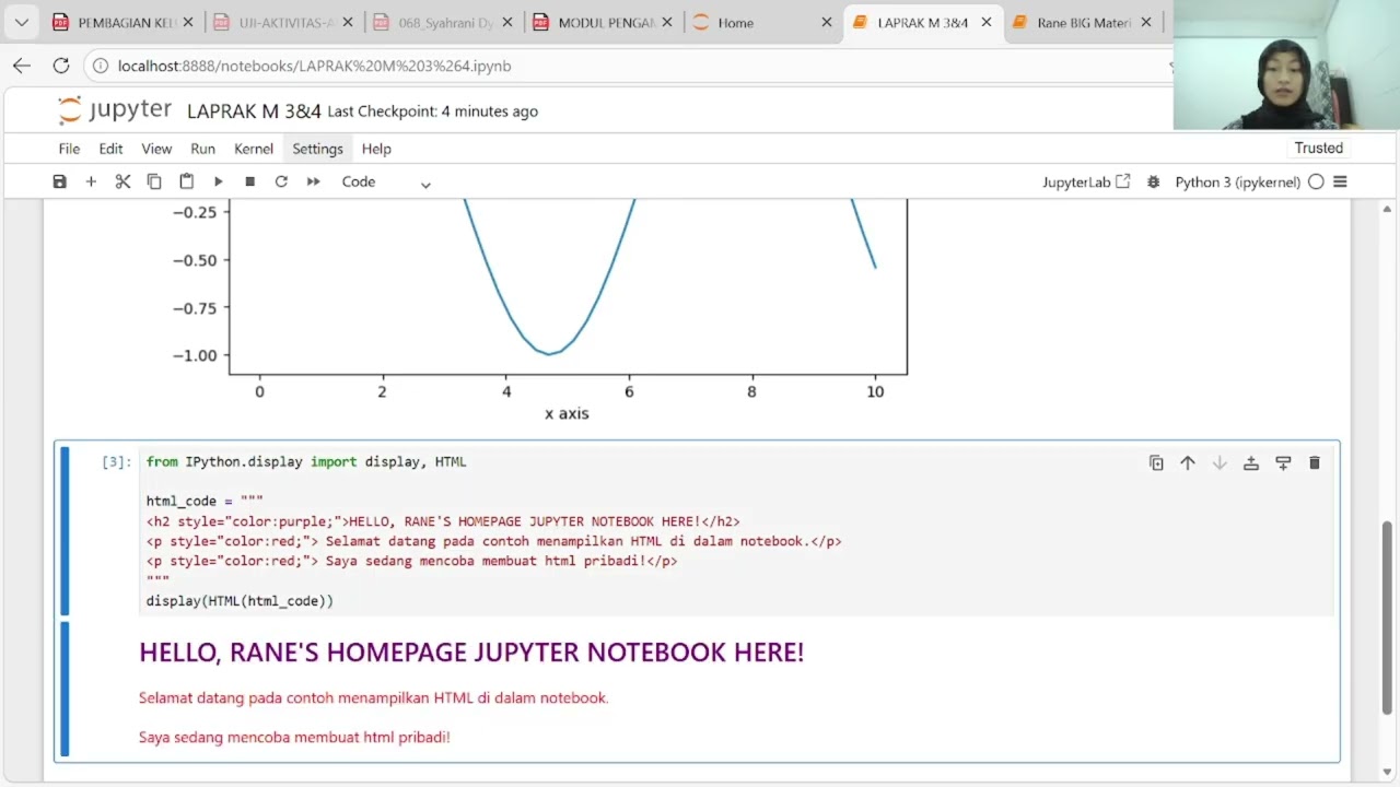 BASIC DASAR DAN PEMANGGILAN DATA JUPYTER NOTEBOOK