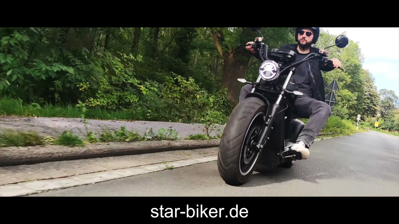 Star-Biker E-Chopper 6.0 / E-Scooter / Bike / Roller / Elektro Motorrad / HL 6.0 Luqi