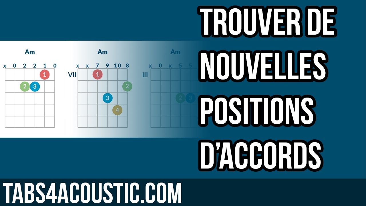 Cours de guitare : Trouver de nouvelles positions d'accords