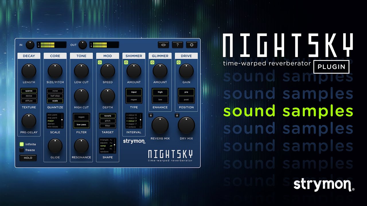 Плагин NightSky — звуковые сэмплы