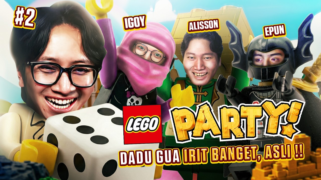 DADU GUA IRIT BANGET, ASLI !!! - Lego Party Indonesia Part 2