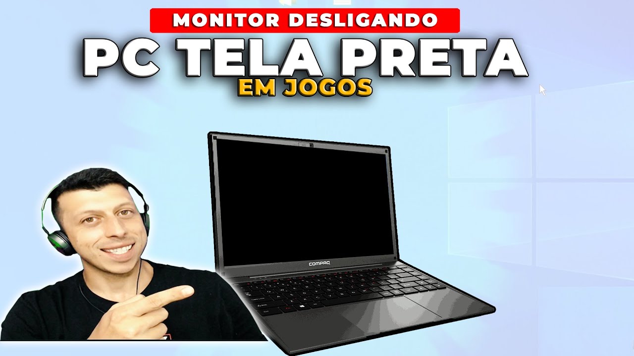 PC tela preta em jogos COMO RESOLVER