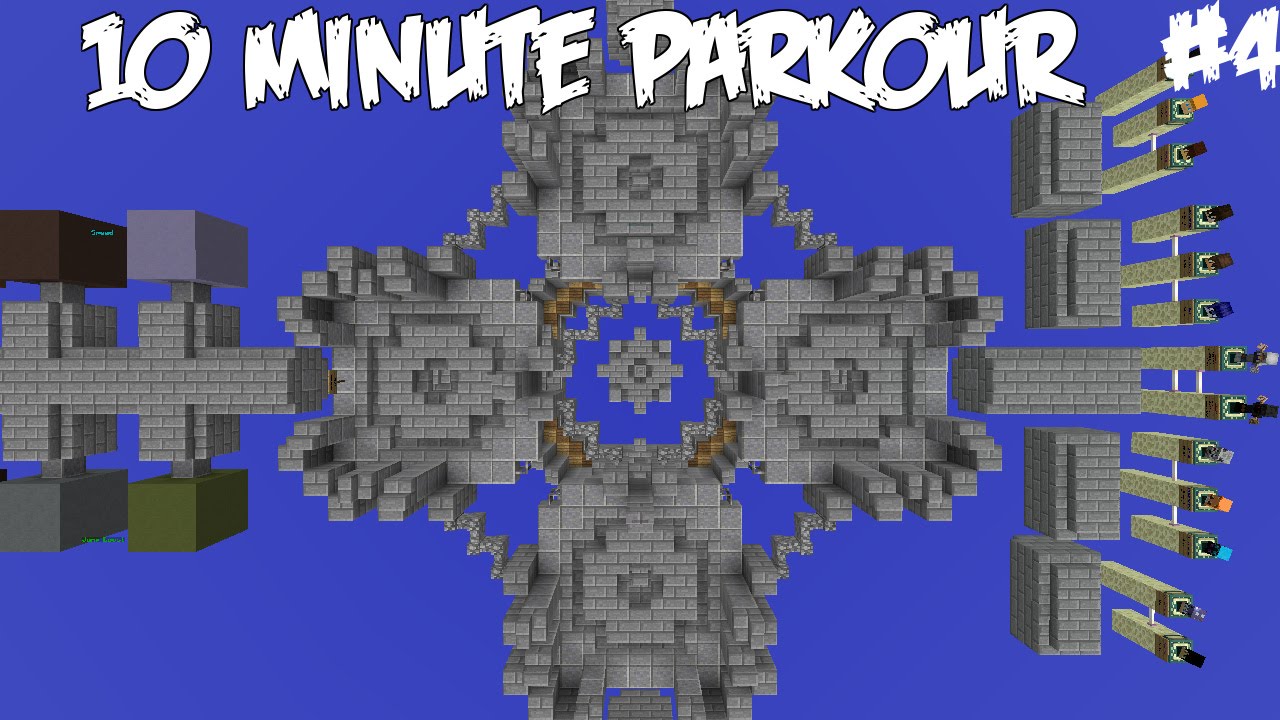 LIITÄEN MAALIIN /w JKokki - Pelataan 10 Minute Parkour Minecraft - Osa 4