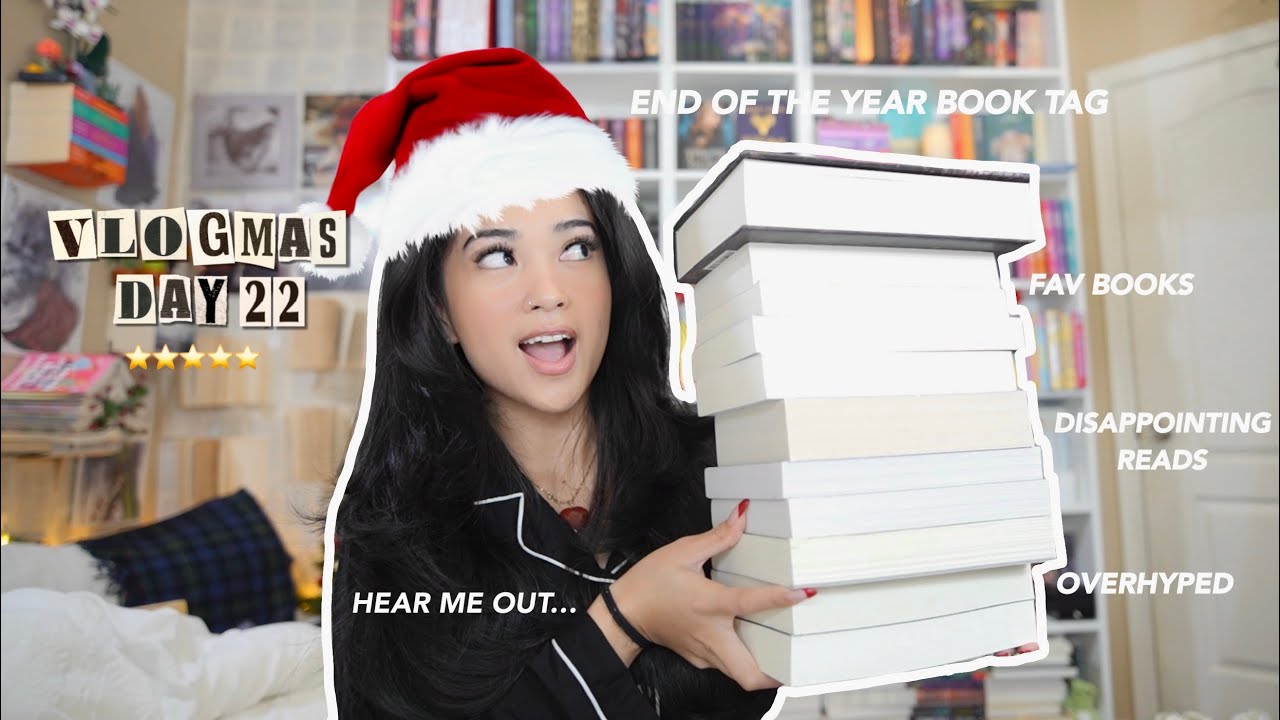 end of the year book tag 📚🏷️ (2025) | vlogmas day 22