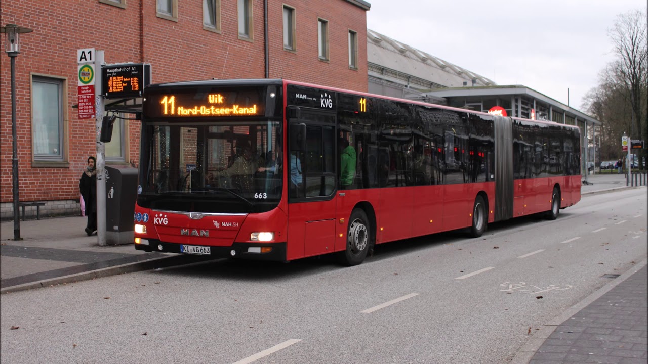 [Sound] Mitfahrt in einem MAN Lion's City G der KVG Kiel