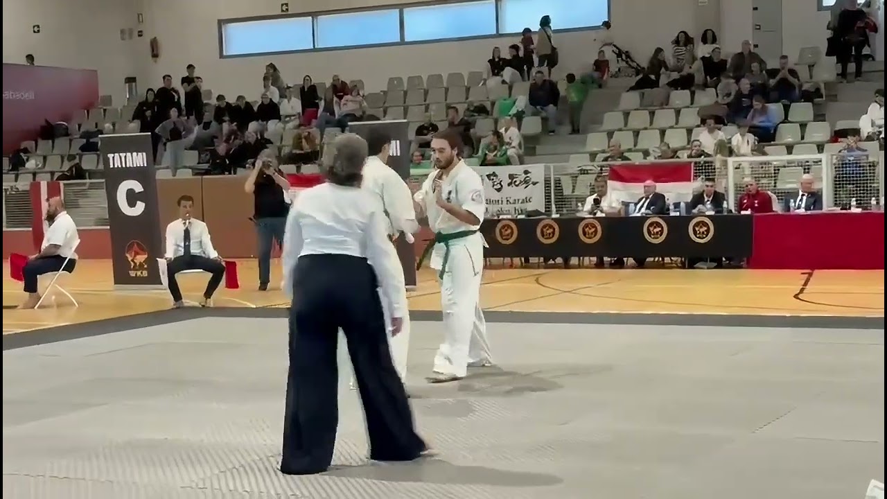 WKB Spanish Open 2026_Ayyoub Bouguessa VS Alessio Guazzini +18ans 70-80kgs #karate #kyokushin #wkb