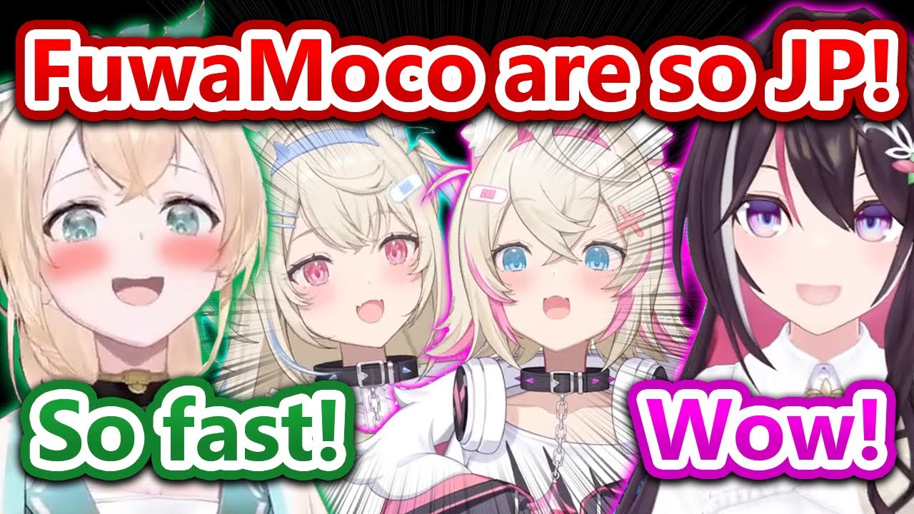 FuwaMoco Once Again Surprised HoloJP Senpais With Their JP Knowledge...