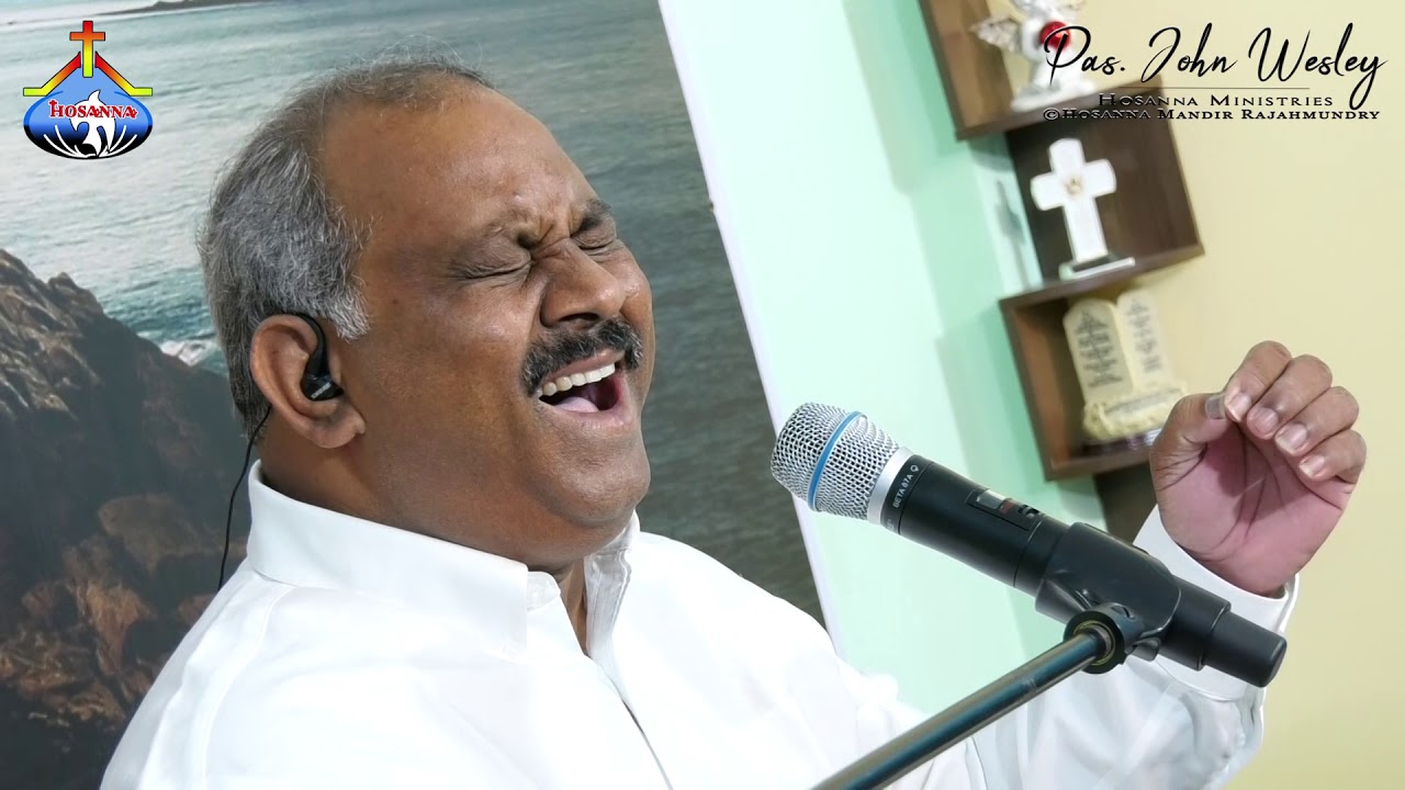 నా నీతి సూర్యుడా భువినేలు యేసయ్యా.. Naa Neethi Suryuda - Pas.John Wesley anna Live Song 3.5.2020