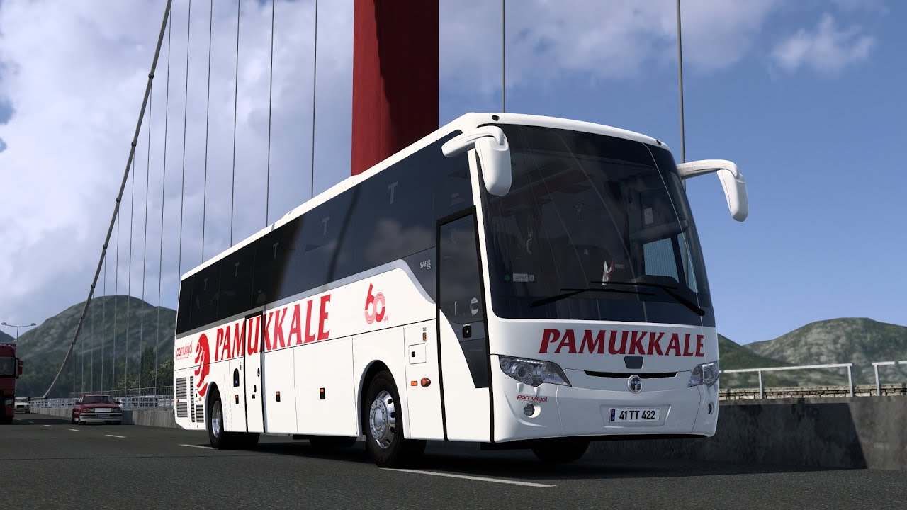 Ets 2-1.56|Temsa Safir Plus|Nonstop İstanbul-Tekirdağ-Çanakkale|Pamukkale Turizm|#ets2 #2k24map
