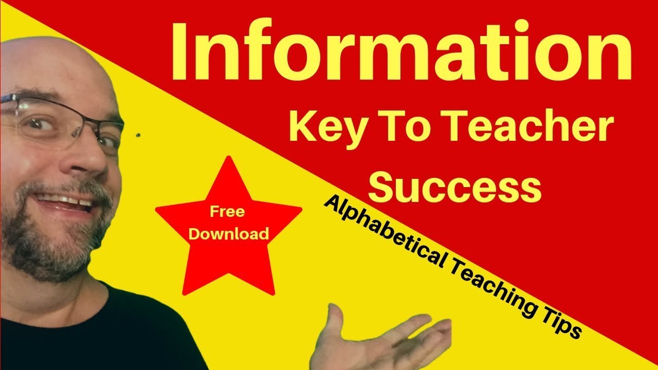 information: Key To Teacher Success