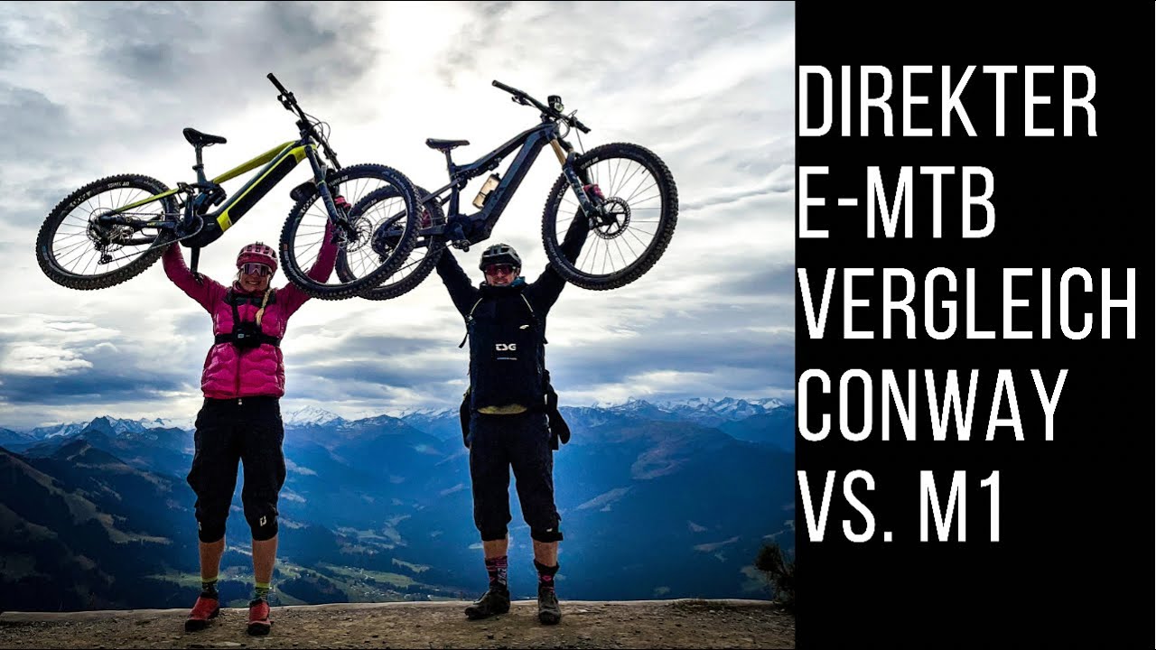 DIREKTER E-BIKE VERGLEICH / CONWAY EWMW VS. M1 ERZBERG / FREERIDE INC. AUSTRIA