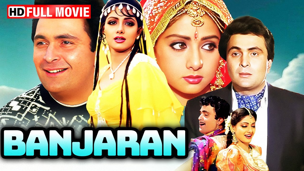 Banjaran (1991) | 90s Evergreen Bollywood Romance 💖 | Rishi Kapoor, Sridevi 💖 | Full HD Movie